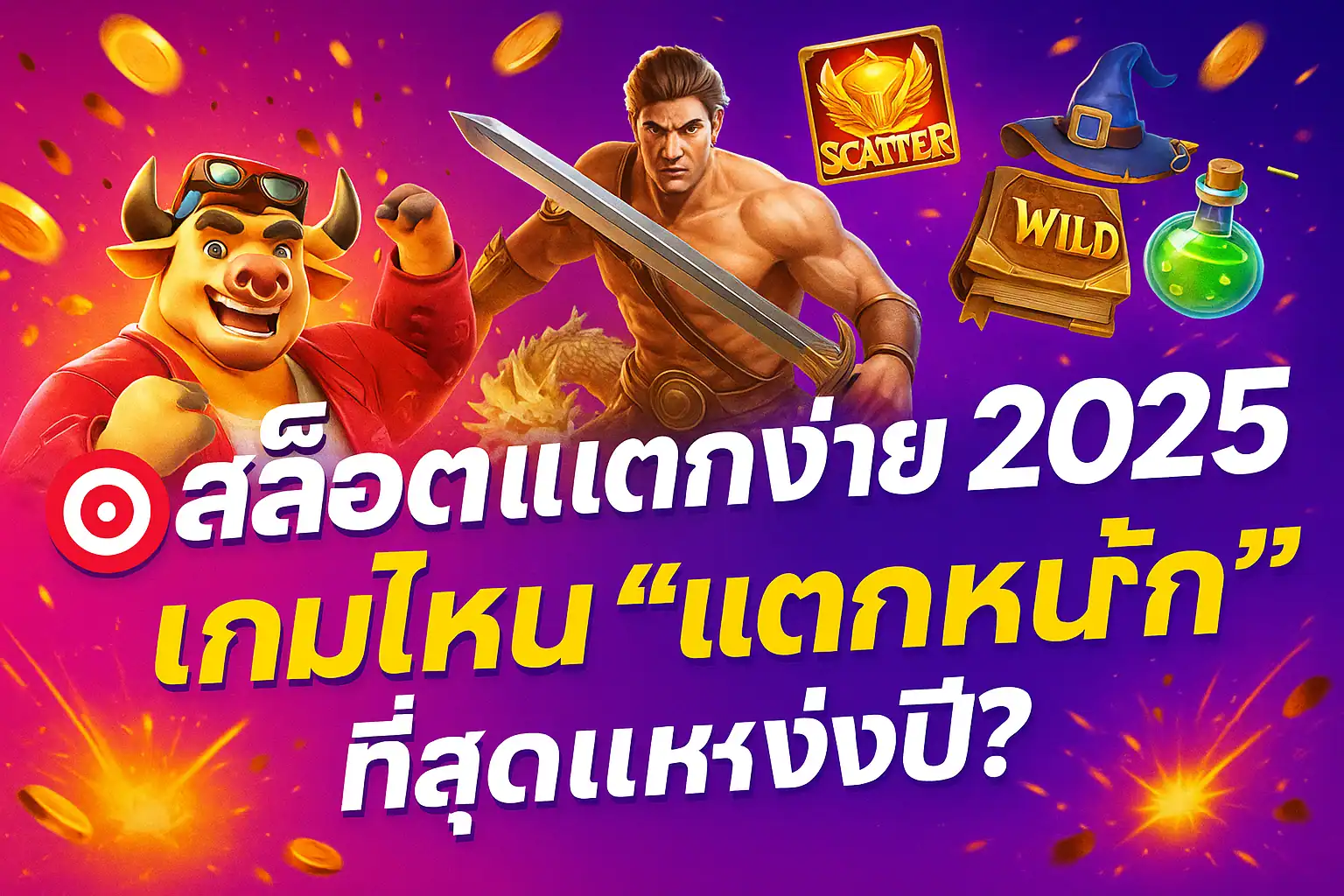 เกมสล็อต PG แตกง่ายอันดับ 1 ปี 2025