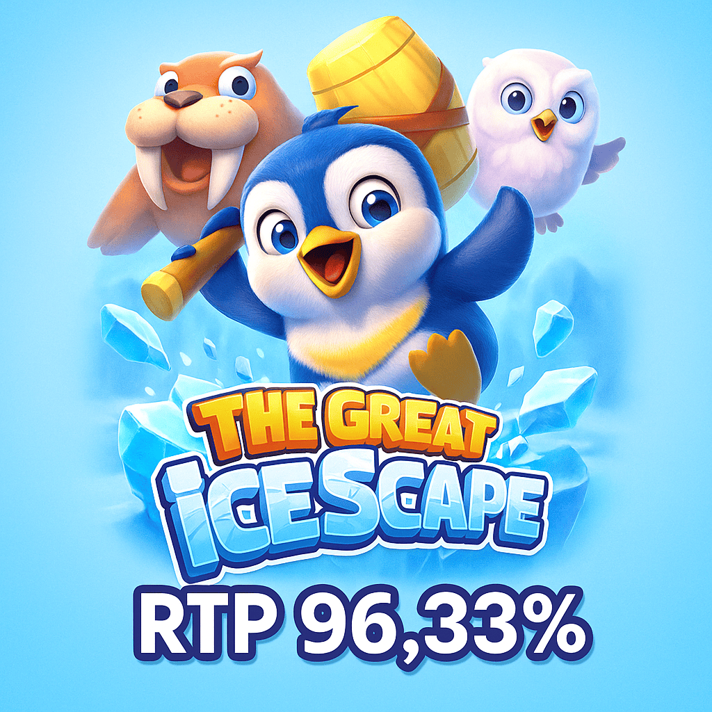 เพนกวินทุบน้ำแข็ง RTP 96.33% The Great Icescape